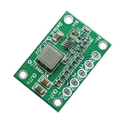 Panel de módulo de convertidor CC-DC ajustable de 3 A para el montaje de una fuente de alimentación de voltaje de entrada de 5V a 15V