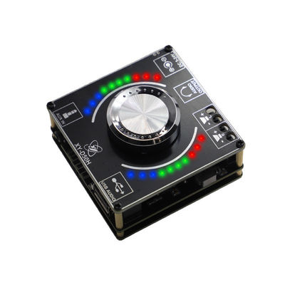 Placa amplificadora de potencia estéreo HIFI TPA3116 50W * 2 con lámpara de ritmo musical