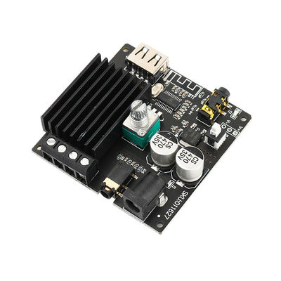 BT 5.0 Tabla de amplificador de potencia digital 100W*2 Stereo Mini DIY Modulo de audio con soporte de entrada U Disk y AUX
