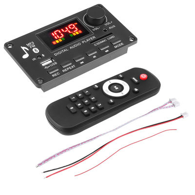 Junta de amplificadores de 80W Bluetooth 5.0 Junta de decodificadores MP3 con rango de potencia DC 5V-26V para audio de automóviles