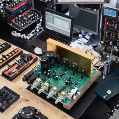 Módulo de placa PCB amplificador de audio de 100W y 2.0 canales, 16x14x6cm