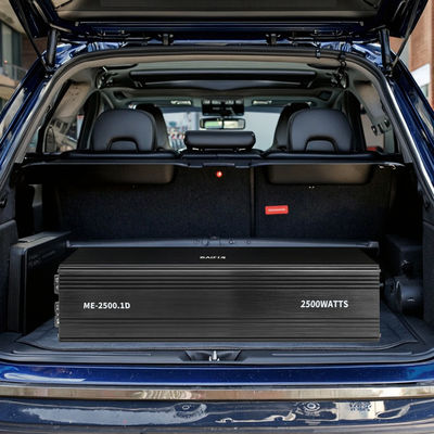 Amplificador de potencia de audio para automóviles de clase D RMS 2500Wrms 1 Ohm Impedancia Spl Amplificador de potencia mono con cruces