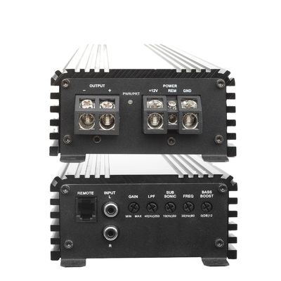 Amplificador de potencia de audio para automóviles de clase D RMS 2500Wrms 1 Ohm Impedancia Spl Amplificador de potencia mono con cruces