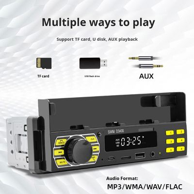 Creatall HD Sin pérdida de música MP3 con control central multifunción USB Flash Drive Card Slot Radio FM