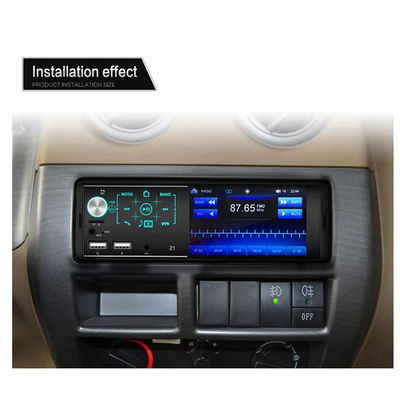 Estéreo de coche portátil de 4.1 pulgadas con doble USB, pantalla táctil HD para reproductor MP5 Bluetooth, luces coloridas, autorradio, radio de coche CD para DVD VCD