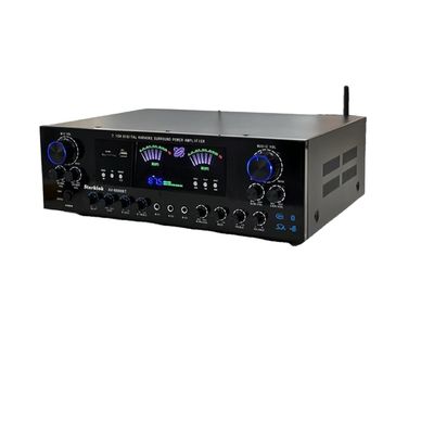 Amplificador de cine en casa profesional AV-8888BT de 7.1 canales y 2000W con potencia ultra alta, sistema de sonido envolvente KTV inalámbrico BT