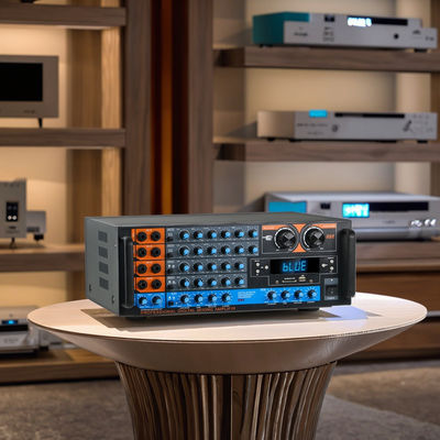 ZX-12B 4.0 Canal 800W Amplificador de audio HiFi Venta caliente de alta potencia BT Inalámbrico de audio para el hogar Amplificador de receptor digital grande