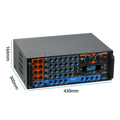 ZX-12B 4.0 Canal 800W Amplificador de audio HiFi Venta caliente de alta potencia BT Inalámbrico de audio para el hogar Amplificador de receptor digital grande