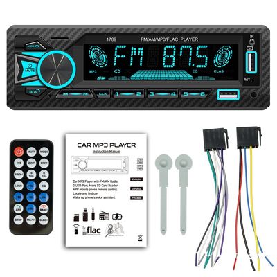 Reproductor MP3 para Coche Universal Creatall Pantalla Grande Radio Manos Libres AM Conexión USB Transmisor FM Amplificador de Calidad de Sonido Sin Pérdidas