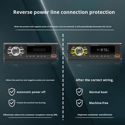 Reproductor MP3 para coche Creatall de música de alta definición sin pérdidas, 12 V, universal, inteligente, con conexión inalámbrica BT y USB, liquidación especial
