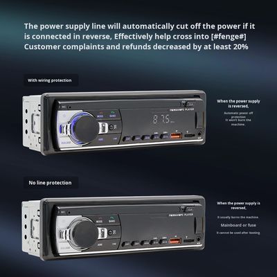 Creatall Neutral JSD-530L reproductor de MP3 de automóvil con conexión USB para tarjeta Bluetooth Control central de radio calidad de sonido sin pérdida