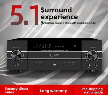 Amplificador de audio profesional de alta potencia 5.1CH 4200W con anti-retroalimentación, BT inalámbrico, para karaoke en casa, escenario, KTV y reuniones