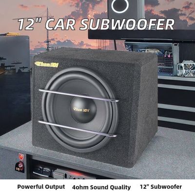 Precio al por mayor 12/10 pulgadas de alta potencia de audio de coches Subwoofer 4ohm 12v altavoces