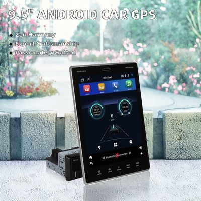 Reproductor multimedia para coche con navegación GPS Android 9.5\" 2 Din, radio para coche con pantalla táctil, USB, Carplay, FM y WIFI