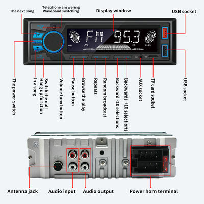 820S Modelo Corto Luz Azul para Reproductor MP3 de Coche Inalámbrico BT Nuevo Anfitrión de Radio Soporte de Teléfono Manos Libres Música Sin Pérdidas para Transfronterizo