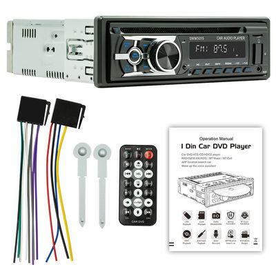 Reproductor MP3 para coche Creatall de un solo disco con Smart para Bluetooth Multimedia Ranura para tarjeta CD/VCD/DVD Conexión USB Radio