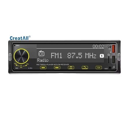 Creatall Liquidación Especial Reproductor MP3 para Coche con Pantalla Táctil 2.5D, Interfaz USB Inalámbrica BT, Cargador y Radio Digital DAB