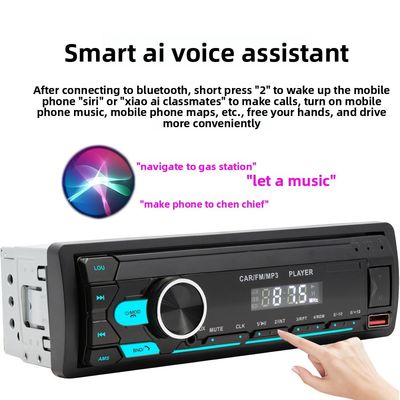 Reproductor MP3 para coche inalámbrico BT inteligente Creatall Ai con conexión USB y posicionamiento de radio. Cargador de coche con música sin pérdidas incluido.
