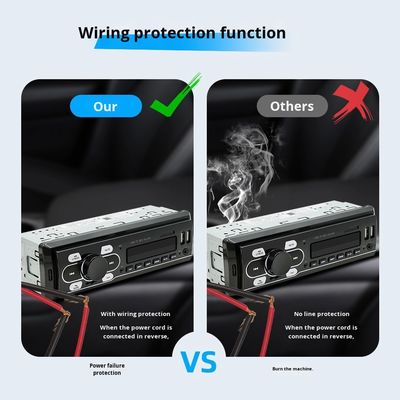 Creatall Reproductor MP3 para Coche de un Cilindro de 12V Música sin Pérdida para Bluetooth USB Lector de Tarjetas DAB Radio Cargador de Coche Liquidación Especial