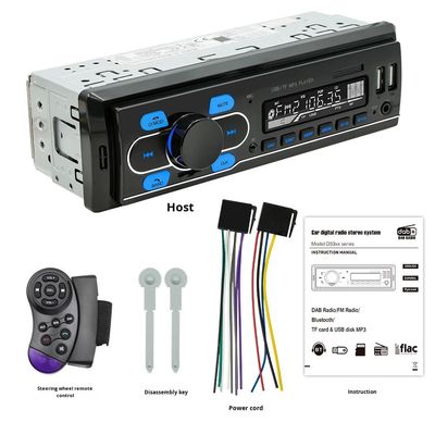 Creatall Reproductor MP3 para Coche de un Cilindro de 12V Música sin Pérdida para Bluetooth USB Lector de Tarjetas DAB Radio Cargador de Coche Liquidación Especial