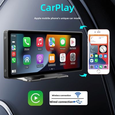 Pantalla portátil Carplay de 10.26 pulgadas Creatall MP5 Navegación Inversa Interconexión para reproductor de coche inalámbrico BT USB Salpicadero