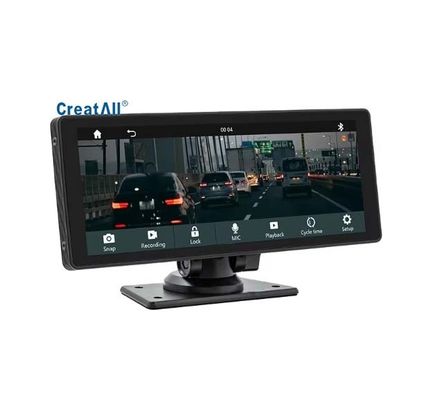 Creatall 10.26 pulgadas IPS portátil de pantalla de coche para Bluetooth MP5 reproductor con 1 año de garantía Dashboard Cam CarPlay inalámbrico