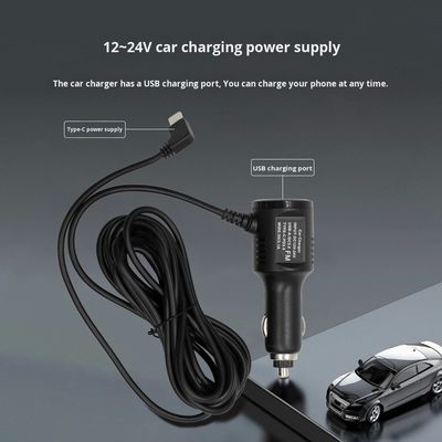 Creatall 8.1 pulgadas portátil todo en uno dispositivo de navegación de automóviles inalámbrico CarPlay delantero trasero doble grabación Dash Cam para tablero de instrumentos