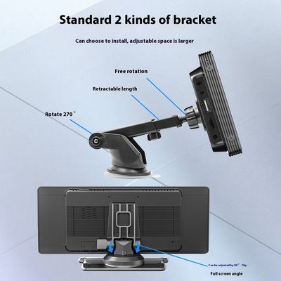 Reproductor de navegación Carplay con pantalla LCD grande de 10.26 pulgadas Creatall Cross-Border, imagen de marcha atrás de alta definición, conexión USB, reproductor BT