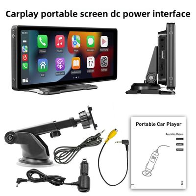 Reproductor de navegación Carplay con pantalla LCD grande de 10.26 pulgadas Creatall Cross-Border, imagen de marcha atrás de alta definición, conexión USB, reproductor BT