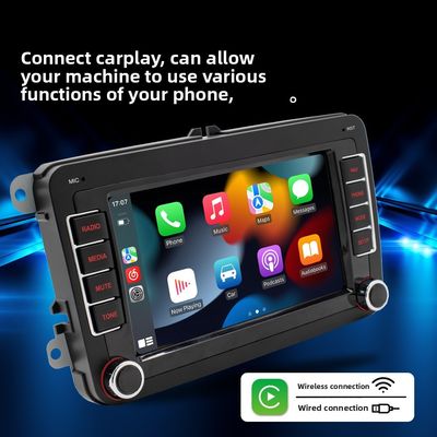 Creatall para Volkswagen Navegación Android de 7 pulgadas GPS Carplay Tablero de instrumentos Control central inalámbrico Máquina todo en uno 1 año
