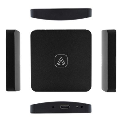 Creatall Adaptador de CarPlay inalámbrico de automóviles montado en la caja de interconexión Android Compatibilidad convierte el inalámbrico por cable para mejorar