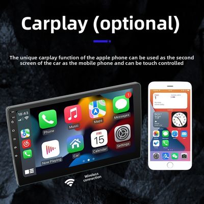 Creatall Adaptador de CarPlay inalámbrico de 10 pulgadas con conectividad telefónica Bluetooth Cámara de visión trasera HD Navegación GPS Android integrada