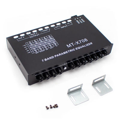 Ecualizador de audio para automóvil de 24 V y 5 segmentos con control remoto y entrada auxiliar para una sintonización precisa
