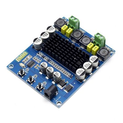 Placa amplificadora Digital inalámbrica TPA3116D2 con potencia de salida de 2*50W DC12-24V Bluetooth 5,0 amplificador de altavoz DIY