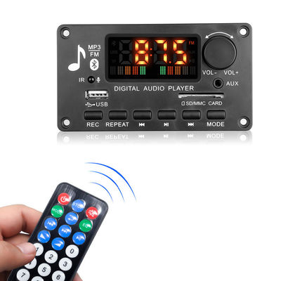 Placa base del amplificador del coche del módulo BLUETOOTH de alta potencia 2x40W con soporte del formato de audio APE y más de 20 horas de duración de la batería