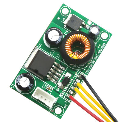 Módulo de alimentación LCD con cables de 12 V a 5 V a 3.3 V placa de convertidor de corriente continua a baja