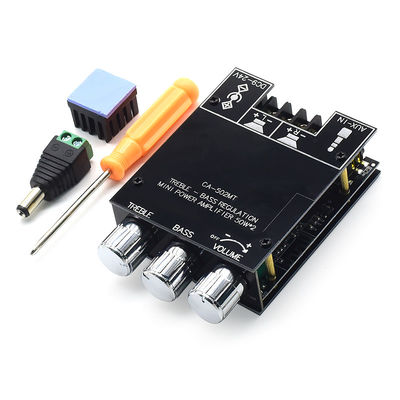 CA-502MT 5.0 BT Panel de amplificador de audio digital 2*50W 12-24V módulo AMP
