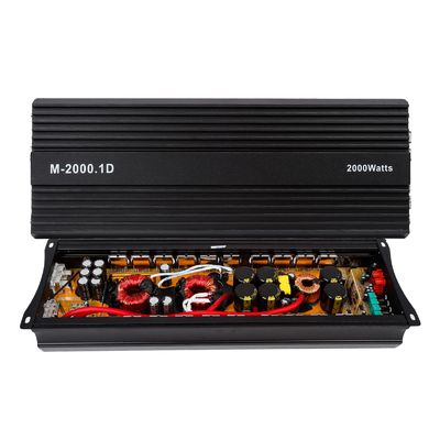 Amplificador de potencia de audio para coche de alta potencia de 12 V y 2000 W, subwoofer mono de clase D de 2000 vatios con divisores de frecuencia