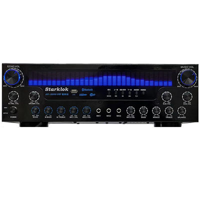 AV-8000SW Edición Premium 2200W Amplificador Profesional de Cine en Casa de Ultra Alta Potencia 7.1 Canales Exclusivo BT Inalámbrico