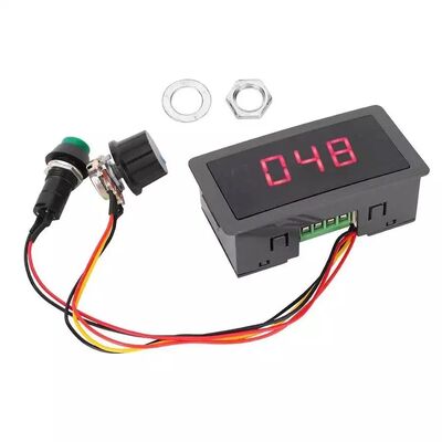 Controlador de velocidad de motor LED con pantalla digital CCM5D, regulador de velocidad de motor CC PWM de 6V 12V 24V 5A, convertidores CC a CC