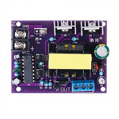 Placa principal de inversor de onda cuadrada de alta frecuencia de 100W, 24V CC, 110/220V CA, módulo convertidor elevador, fuente de alimentación compacta CA-CC